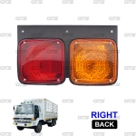 ไฟท้าย ข้างขวา 1 ชิ้น สีแดง,ส้ม สำหรับ Isuzu JCM Rocky FSR FTR 175 195 Truck ปี 1984-1995